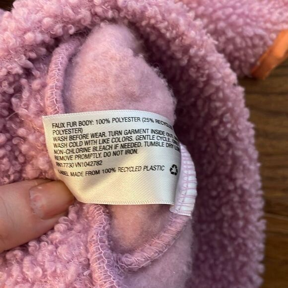 Wild fable pink Sherpa hooded quarter zip size small - Picture 6 of 7